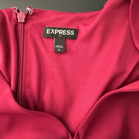 Express Pink Flutter Sleeve One Piece - Picture 3 of 5